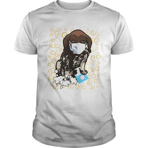 Dachshund Mask Wash Hands Survived Coronavirus Shirt